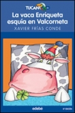 La vaca Enriqueta esqua en Valcorneta